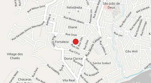 Mapa de Fortaleza