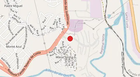 Mapa de Monte Azul