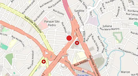 Mapa de Vila Satelite