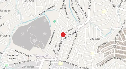Mapa de Luar da Pampulha