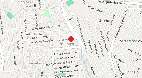 Mapa de Várzea da Palma