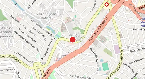 Mapa de Vila Canto do Sabia