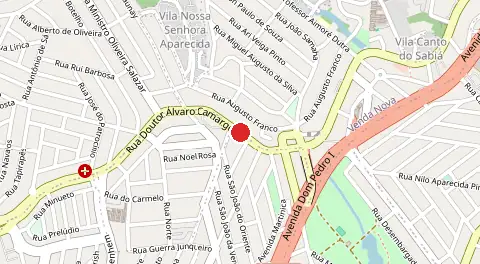 Mapa de Santa Branca