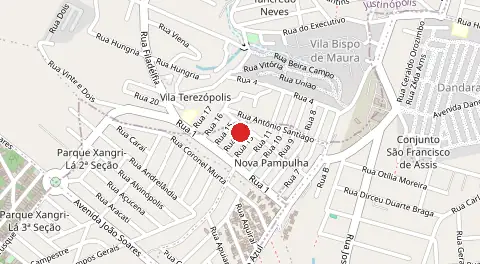 Mapa de Conjunto Habitacional Nova Pampulha