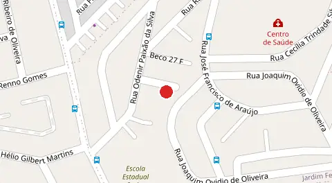 Mapa da localização