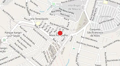Mapa de Nova Pampulha