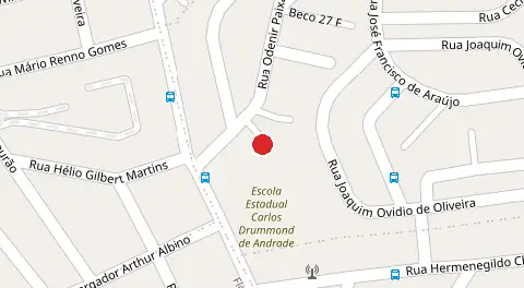 Mapa da localização