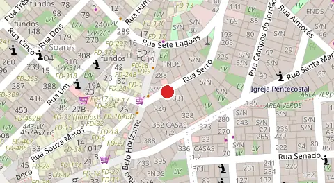 Mapa da localização