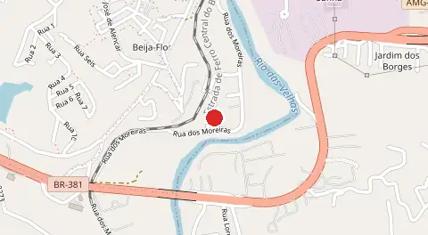 Mapa de Beija Flor
