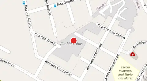 Mapa da localização