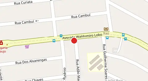 Mapa da localização