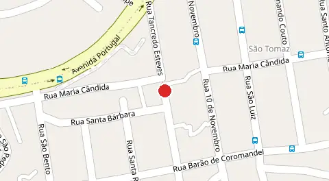 Mapa da localização