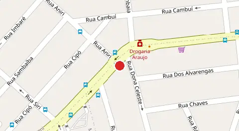 Mapa da localização