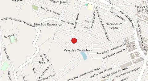 Mapa de Vale das Orquideas