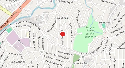 Mapa de Ouro Minas