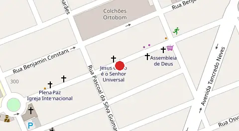 Mapa da localização