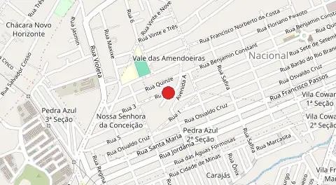 Mapa de Vale das Amendoeiras