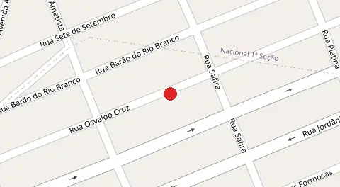 Mapa da localização
