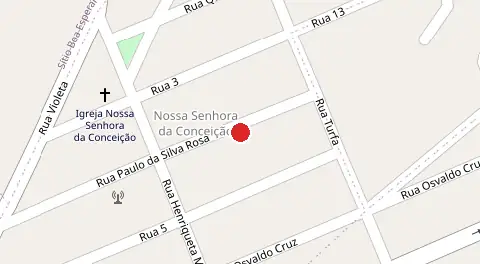 Mapa da localização