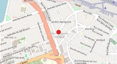Mapa de Vila Aeroporto Jaragua