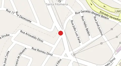 Mapa da localização