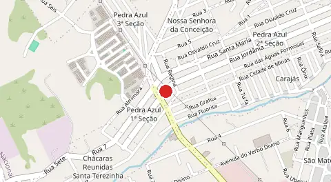Mapa de Pedra Azul