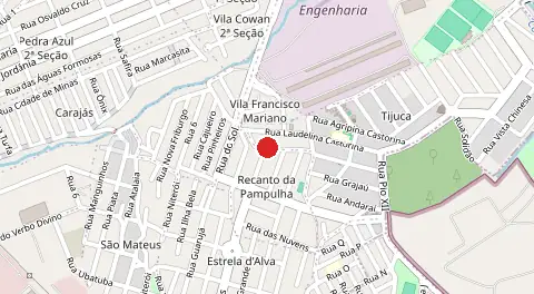 Mapa de Recanto da Pampulha