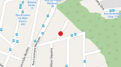 Mapa da localização