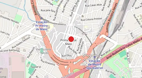 Mapa de Primeiro de Maio