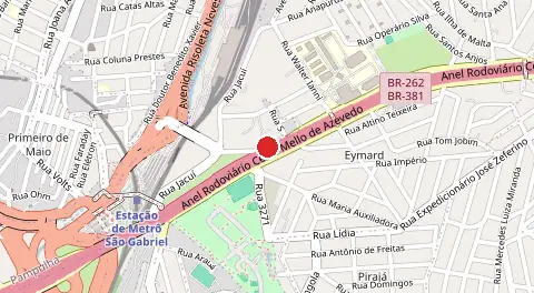 Mapa de São Dimas