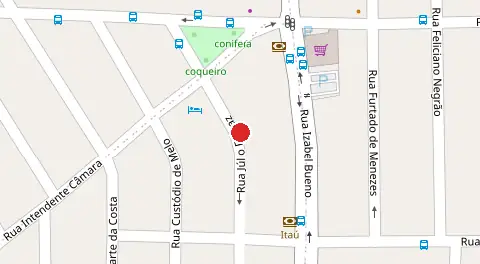 Mapa da localização