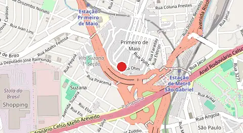 Mapa de Vila Primeiro de Maio