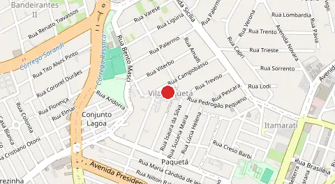 Mapa de Vila Paqueta