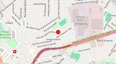 Mapa de Universitario
