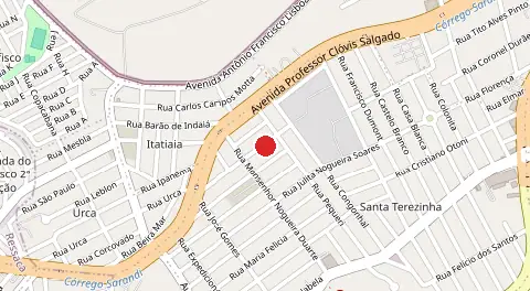 Mapa de Santa Terezinha