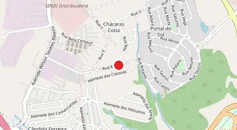Mapa de Chácaras Cotia