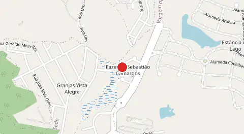 Mapa de Estância do Lago