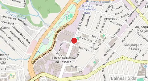 Mapa de Distrito Industrial Doutor Helio Pentagna Guimaraes