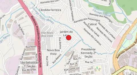 Mapa de Jardim do Lago