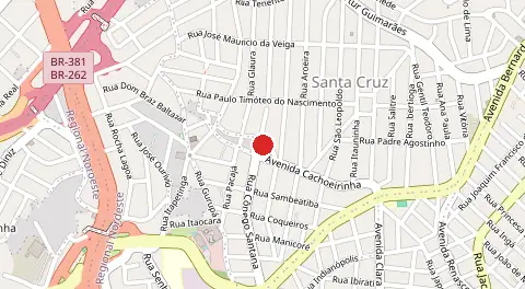 Mapa de Vila da Paz