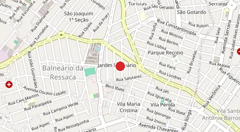 Mapa de Jardim Balneario