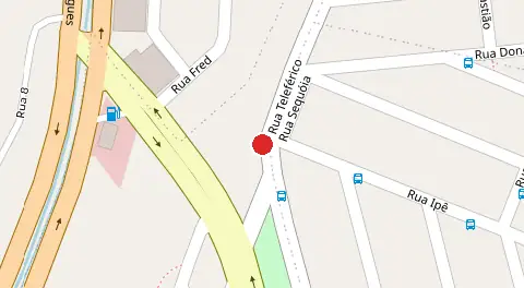 Mapa da localização