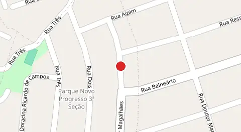 Mapa da localização