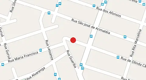Mapa da localização