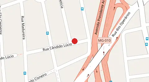 Mapa da localização