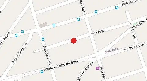 Mapa da localização