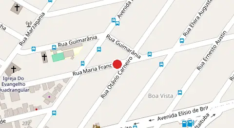 Mapa da localização