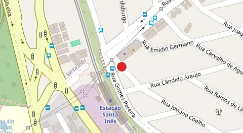 Mapa da localização
