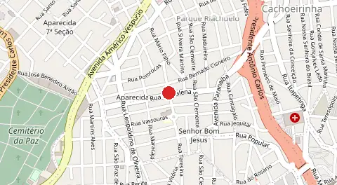 Mapa de Aparecida