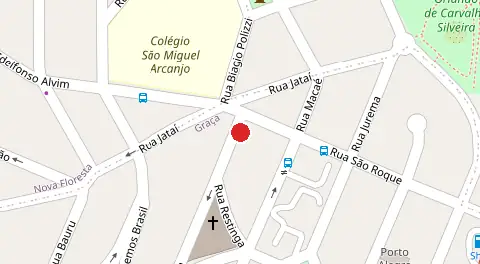 Mapa da localização